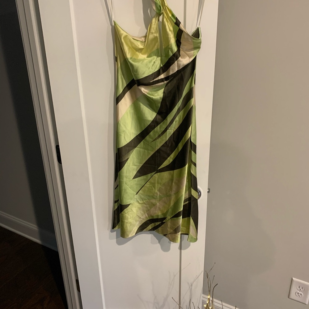 Silk halter dress
